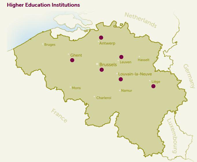 Belçika daki Lisans ve Yüksek Lisans (Master) Programlarımız Son başvuru tarihi: Her yıl 30 Nisan a kadar!