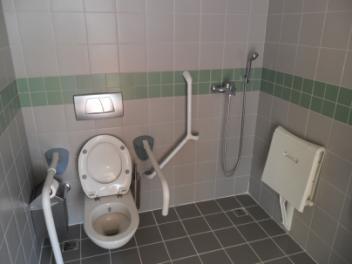 Engelliler için olanaklar Tuvalet, rampa ve yata ulaşım imkanları bulunmalı Tuvaletler kilitli olmamalı Tuvalet giriş çıkışlarında