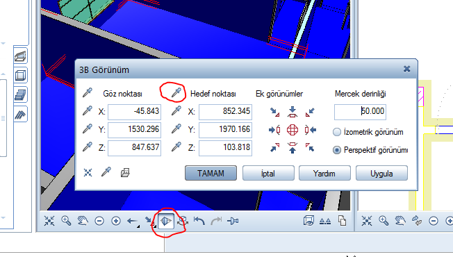 İpucu 6: 3B BIM Model hazırlarken mutlaka 2 veya 3 pencerede çalışmanızı öneriyoruz.