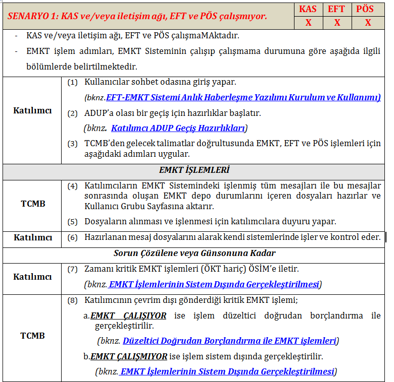 TCMB Ödeme Sistemleri İş Sürekliliği Uygulama Planı, Katılımcı