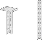 Resim 2.69 da U profil, tavan bağlantı elemanları ve duvar konsolları kullanılarak oluģturulmuģ çeģitli askı ve destek sistemlerinin tavana monte edilmiģ hâlleri görülmektedir. Resim 2.