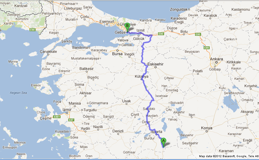 Pazar Sabahı İstanbul a dönüş, 600km. Bütün ekip Afyon a kadar beraber gidiyoruz.