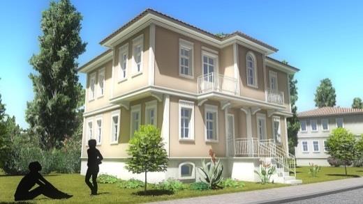 Yöresel Mimari Özelliklere Uygun Üretilen İskân Konut Projelerine Örnekler Trabzon Evleri Genel Müdürlüğümüzce yöresel mimari özelliklere uygun