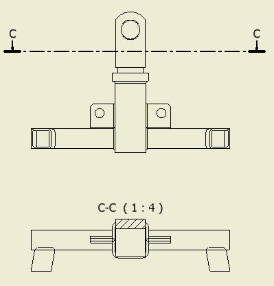 SAYISAL GRAFİK Autodesk Inventor 2008 Tanıtma ve Kullanma Kılavuzu 90. Section View komutunu çalıştırın. Sayfadaki görünüşü işaretleyin. 91.