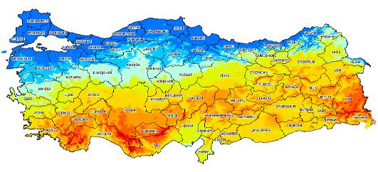 50 m de Rüzgâr Gücü (W/m 2 ) Tablo 10: Konya İli Potansiyel RES Kapasitesi 50 m de Rüzgâr Hızı (m/s) Toplam Alan (km 2 ) Toplam Kurulu Güç (MW) 300-400 6.8-7.5 320.98 1,604.88 400-500 7.5-8.1 46.