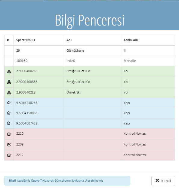 Ekran Görüntüsü Kaydetme Ekran görüntüsü kaydetme butonu, bu seçeneği destekleyen tarayıcılarda o anki uygulama ekranını png formatında kaydetmeyi sağlar.