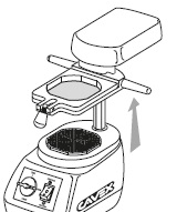 (*)Isıtma, ısıtma düğmesi Heating e (-) ayarlandığında başlar; kırmızı ışık yanar. Vakum motoru vakum düğmesi Vacuum a (=) ayarlandığında çalışmaya başlar; yeşil ışık yanar. Kullanım talimatları 1.