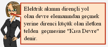 K ampulü en parlaktır çünkü K ampulü ana koldadır ve ampul üzerinden geçen akım pilden çekilen akımın tamamıdır.