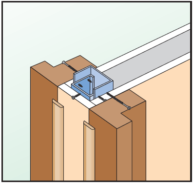 BÖLME DUVAR 2.2.17. İki kapı kasası bölme duvar birleşimi Bölme duvarın taşıma kapasitesini ve sarsılmalara karşı dayanımı arttırmak amacıyla ek bir C-profili ile takviye edilir. Resim 1.