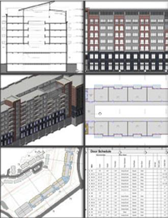 BIM temel bileşenleri Eş zamanlı veri güncelleme 3B modelden üretilen planlar, kesitler, görünüşler vb.