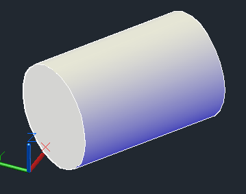 Cylinder (Silindir) Çizme Silindir çiziminde önce taban yüzeyi merkezi tıklanır sonra yarı çap veya diameter ile çap girilir sonra yükseklik