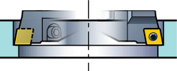 LİK İŞLM Kaba D DLİK İŞLM Kaba CoroBore 820 XL Delik işleme aralığı 538-1260 mm (21,181-49,606 inç) Çift kenarlı delik işleme Kademeli delik işleme Tek kenarlı delik işleme 90 giriş açılı kartuşlar,
