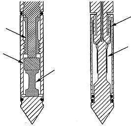 Konik Penetrasyon Deneyi Sürtünme şaftı gerisi: u 3 Sürtünme şaftı Koni gerisi: u 2 Koni üzeri: u 1 Koni Konik penetrometre Şekil 2.8. Boşluk suyu basıncı ölçümünün alındığı lokasyonlar (Lunne vd.