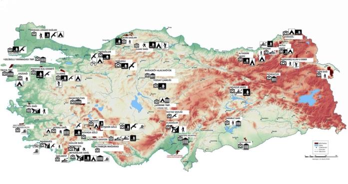 Journal of Tourism and Gastronomy Studies 3/3 (2015) 125-135 Hattila Vadisi Milli Parkı Honaz Dağı Milli Parkı İğneada Longoz Ormanları Milli Parkı Ilgaz Dağı Milli Parkı Kaçkar Dağları Milli Parkı