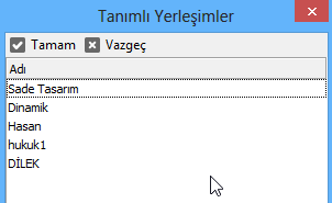 3.1.3. Örnek Al Örnek al ekranında paylaşılan ekran dizaynlarını kullanabilirsiniz. 3.1.4.