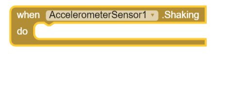 için AccelerometerSensor ı (İvmeÖlçer Sensörünü) kullanacağız.