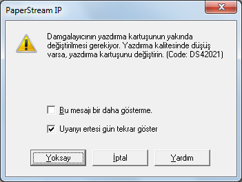 3.3. Yazdırma Kartuşunun Değiştirilmesi 4. Eski yazdırma kartuşunu çıkarın. Yazdırma kartuşu sarf malzemesidir.