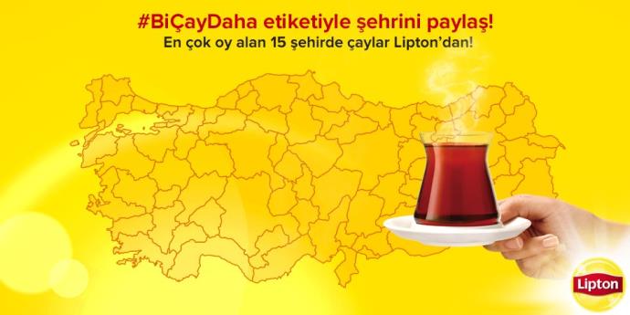 LİPTON Bi Çay Daha Lipton, Türkiye nin dört bir yanında ses getiren projesini Loop ile yönetti.