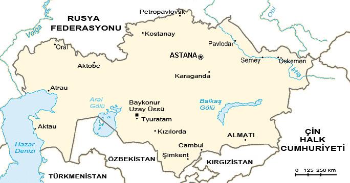 Kazak dili yalnızca Kazakistan Cumhuriyeti nde değil uzak