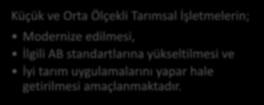 Yaşayabilirlik Eşiğinin Hemen Altında Yer Alan Tarımsal İşletmeler Yaşayabilirlik eşiğinin hemen altında yer alan süt sığırı işletmelerinin, proje sonunda 10 ineklik işletme ölçeğine ulaşmasına veya