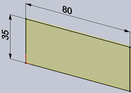 çizilmiş ve ölçülendirilmiş Sac