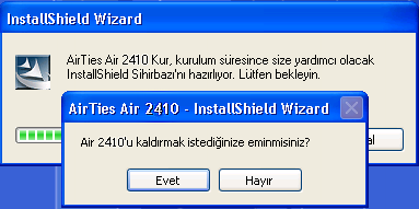 3.2 Kablosuz ağa bağlanma Air 2410 USB Adaptör ile kablosuz bir ağa bağlanmak için Windows Kablosuz Sıfır Yapılandırmayı (Windows Zero Config WZC) kullanmanız gerekmektedir.