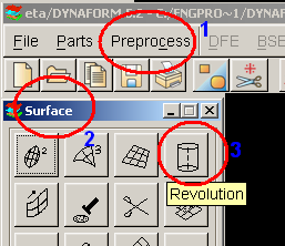Surface Revolution Önce eksen seçilir Line Sonra kalıp seçilir Kalıp tamamlandı Đyi görüş için kalıp DIE kapatılır.