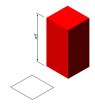 Exdrude aracı ile 2 boyutlu bir nesneye, kalınlık vererek uzatır veya yükseltir.