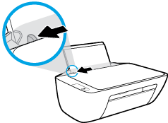 4. Kağıt genişliği kılavuzunu kağıdın kenarına yaslanana kadar içeri kaydırın. 5.