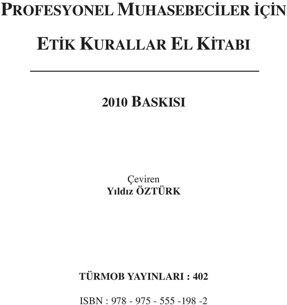 BASKISI Çeviren Yıldız ÖZTÜRK