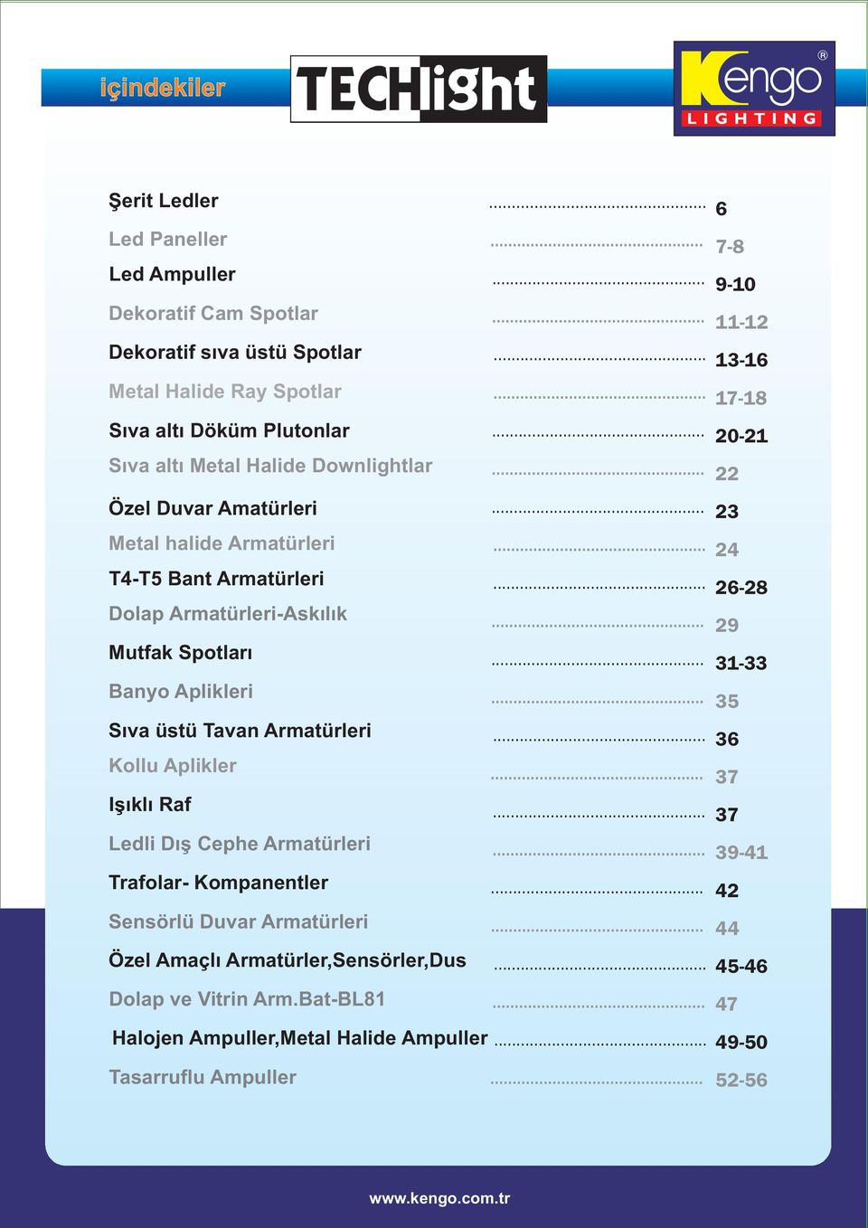 Amatürleri Metal halide Armatürleri T4-T5 Bant Armatürleri Dolap Armatürleri-Askılık Mutfak Spotları Banyo Aplikleri Sıva üstü Tavan Armatürleri Kollu Aplikler Işıklı Raf Ledli Dış Cephe