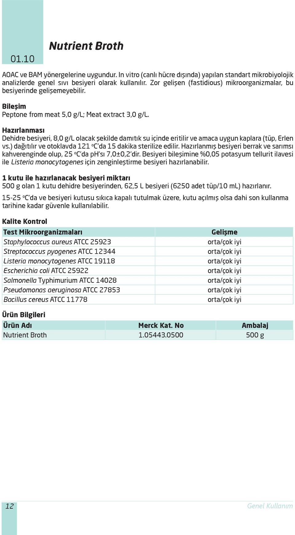 Hazırlanması Dehidre besiyeri, 8,0 g/l olacak şekilde damıtık su içinde eritilir ve amaca uygun kaplara (tüp, Erlen vs.) dağıtılır ve otoklavda 121 o C da 15 dakika sterilize edilir.