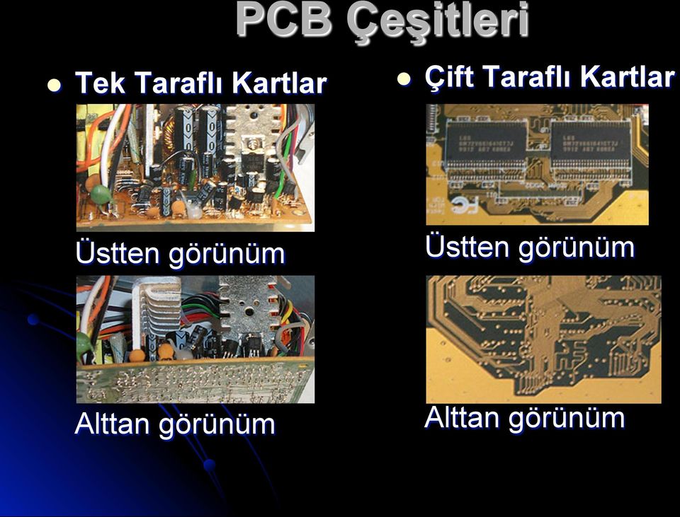 Kartlar Üstten görünüm Üstten