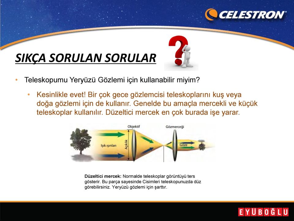 CELESTRON Teleskop Eğitimi - PDF Free Download