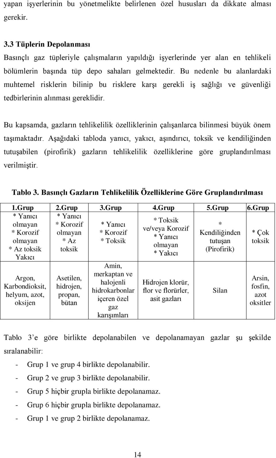 Bu nedenle bu alanlardaki muhtemel risklerin bilinip bu risklere karşı gerekli iş sağlığı ve güvenliği tedbirlerinin alınması gereklidir.