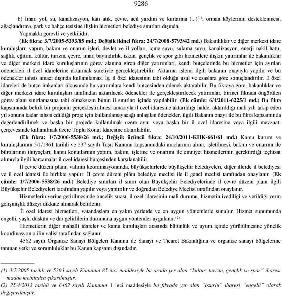 ; Değişik ikinci fıkra: 24/7/2008-5793/42 md.