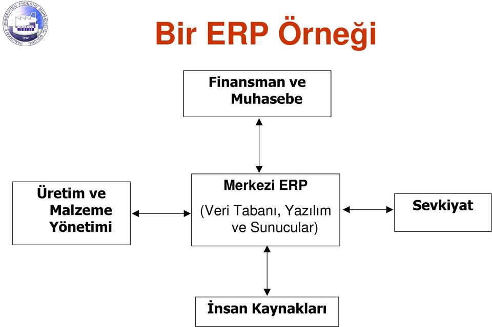 Yönetimi Merkezi ERP (Veri Tabanı,