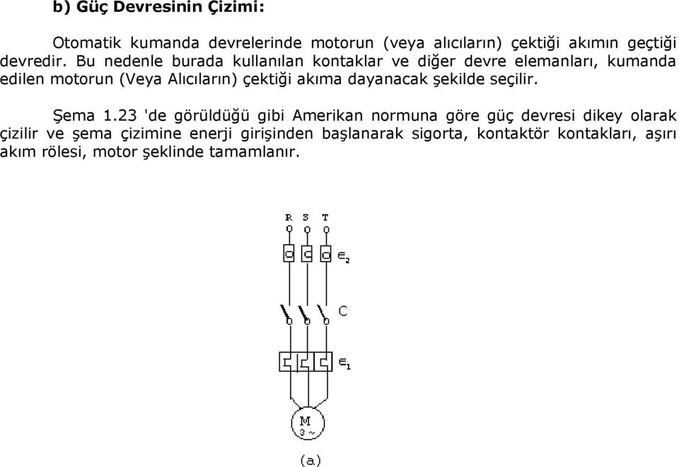 akıma dayanacak şekilde seçilir. Şema 1.