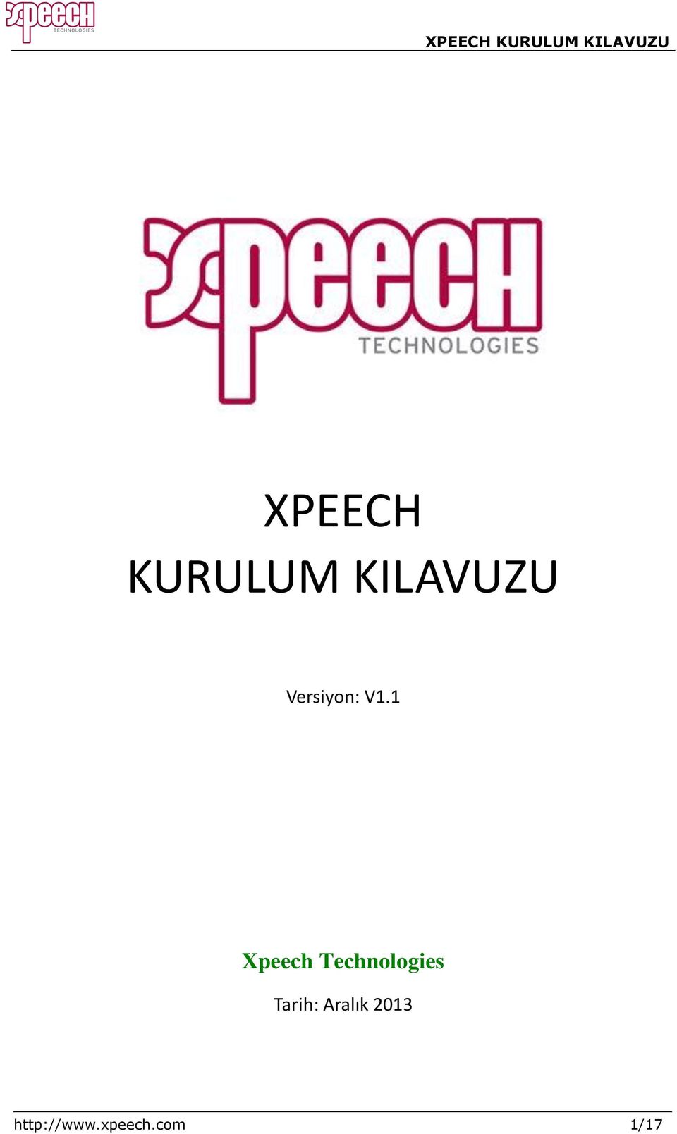 1 Xpeech Technologies