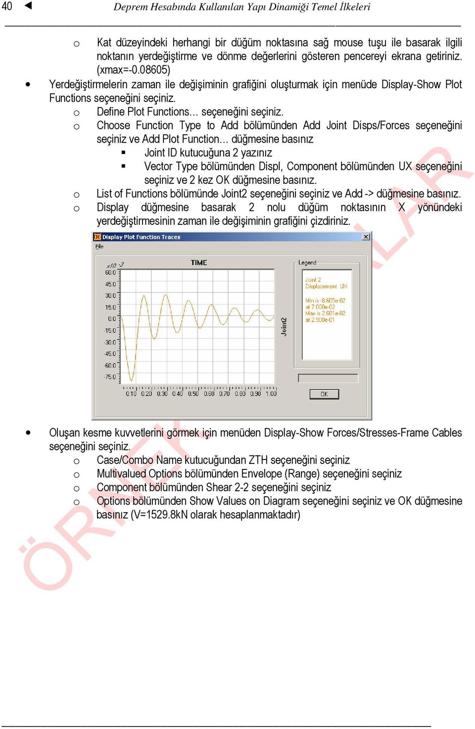 o Define Plot Functions seçeneğini seçiniz.