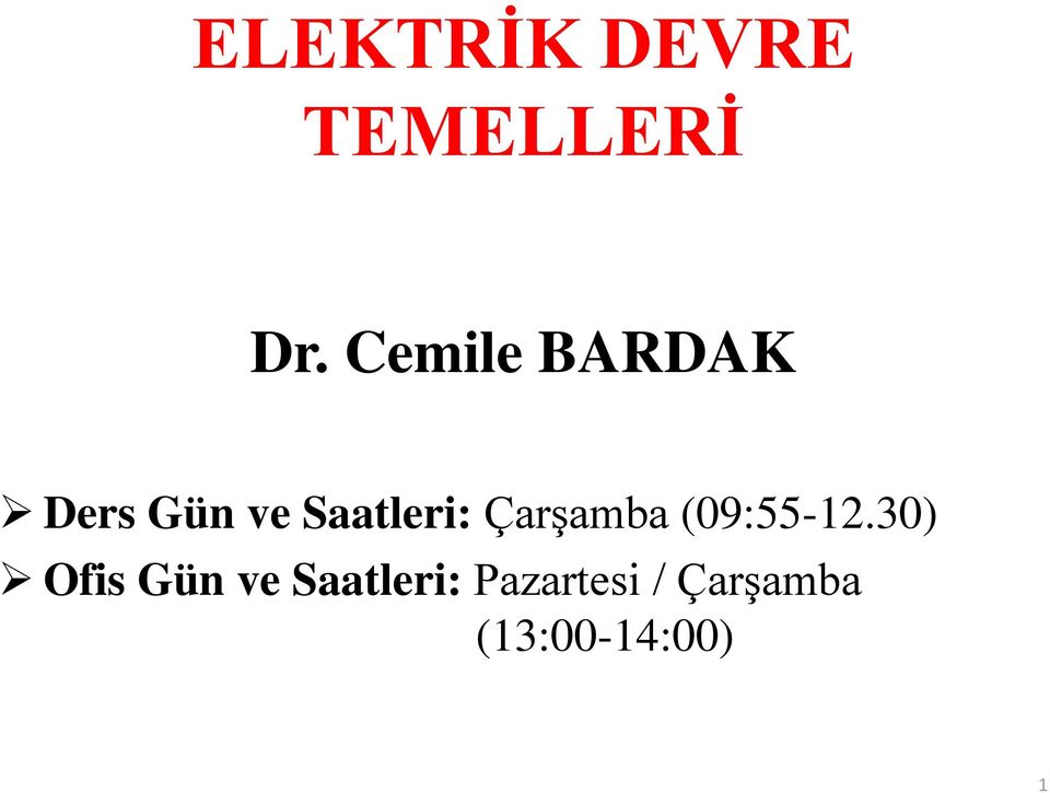 Çarşamba (09:55-12.