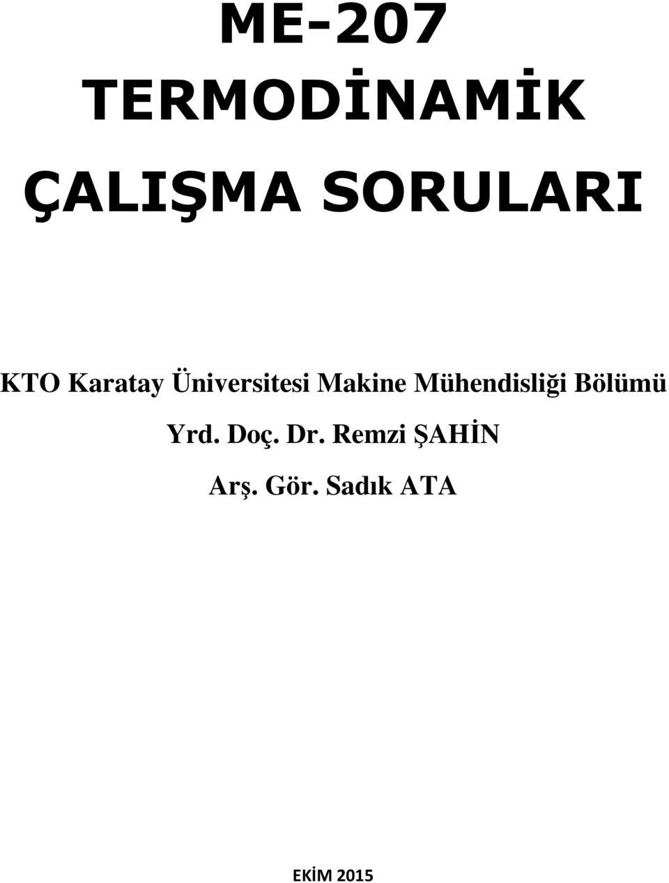 ÇALIŞMA