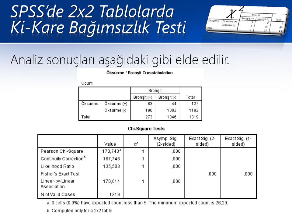 Analiz sonuçları