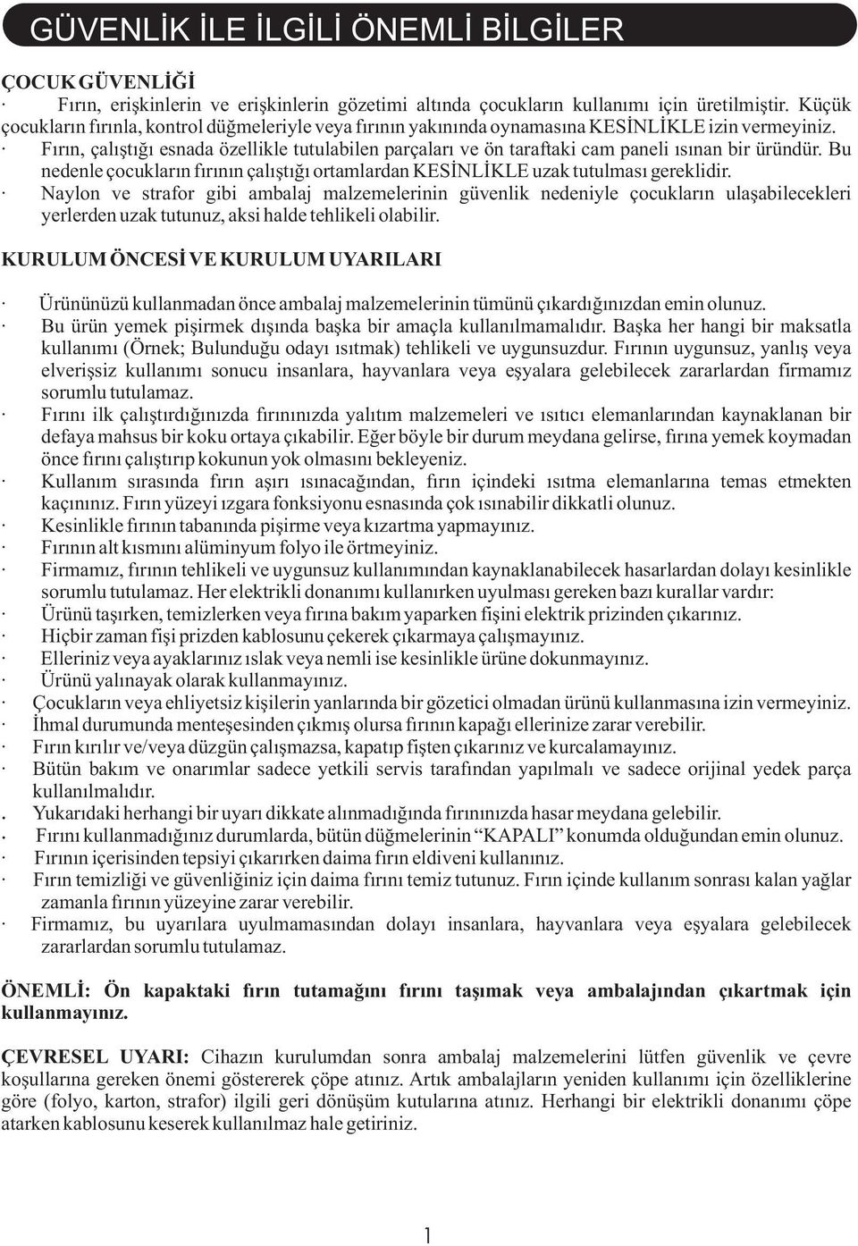 ANKASTRE FIRIN KULLANMA KILAVUZU SLV PDF Free Download