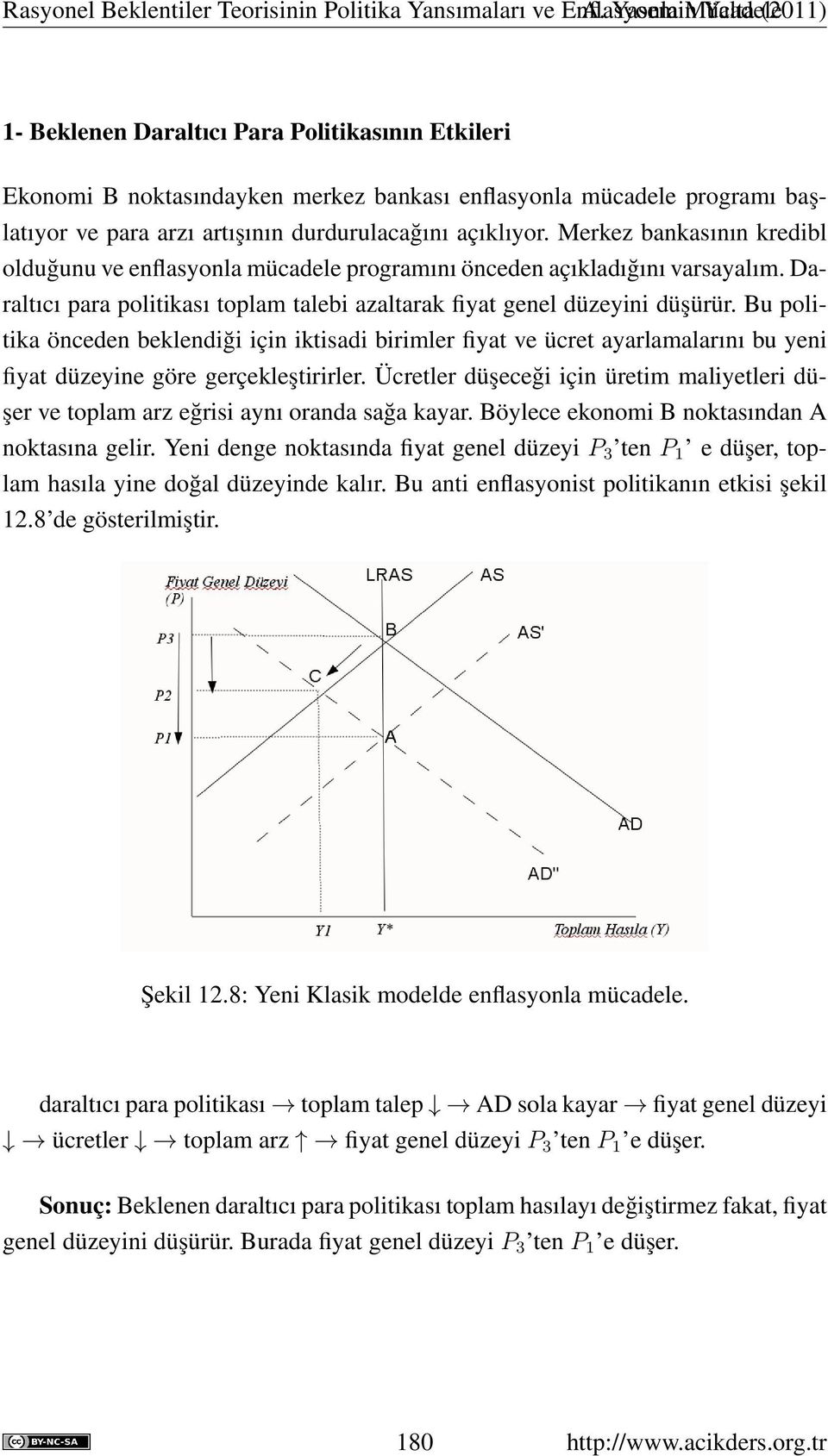 Bu politika önceden beklendiği için iktisadi birimler fiyat ve ücret ayarlamalarını bu yeni fiyat düzeyine göre gerçekleştirirler.