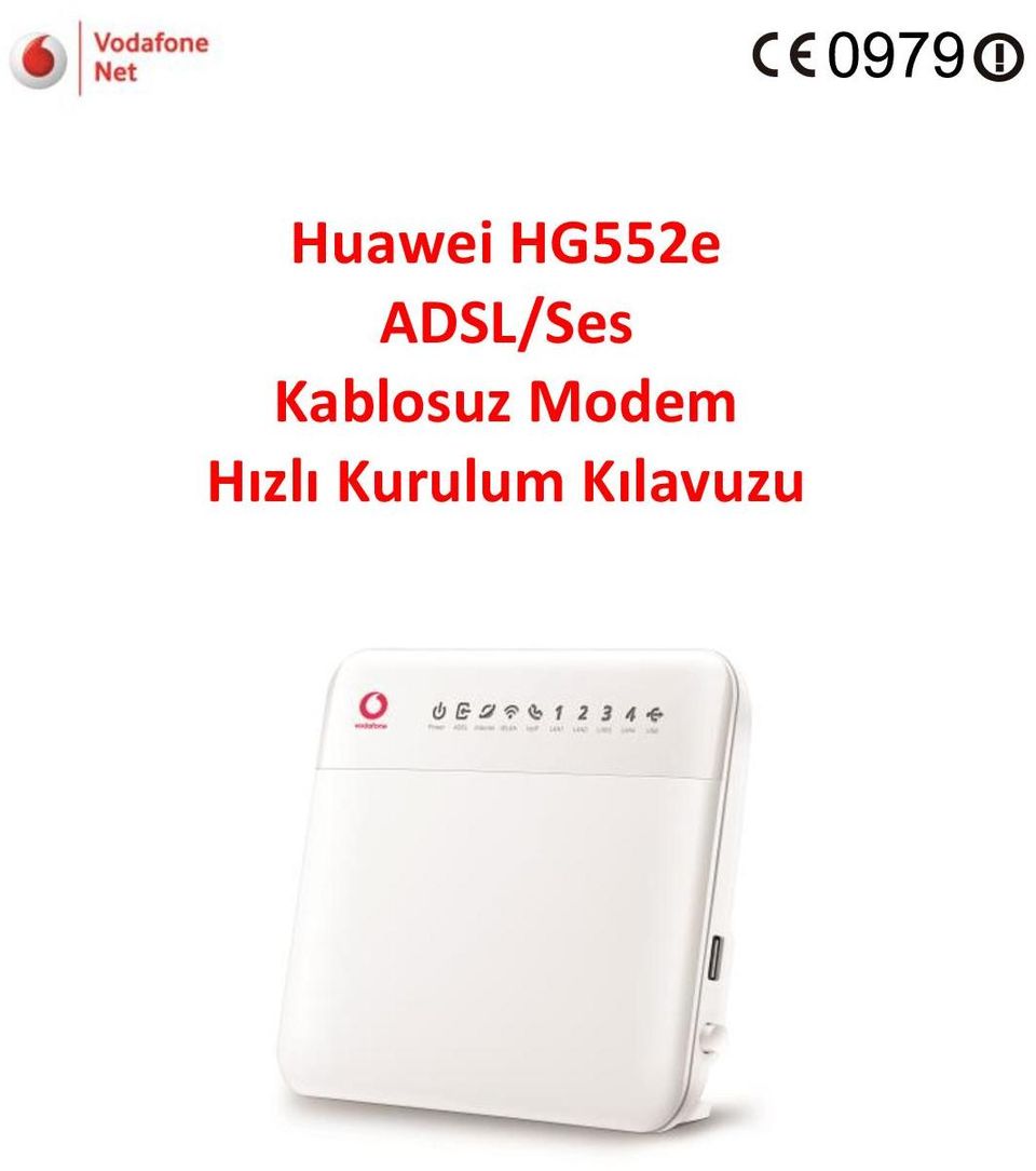 Huawei HG552e ADSL/Ses Kablosuz Modem Hızlı Kurulum Kılavuzu - PDF Free  Download