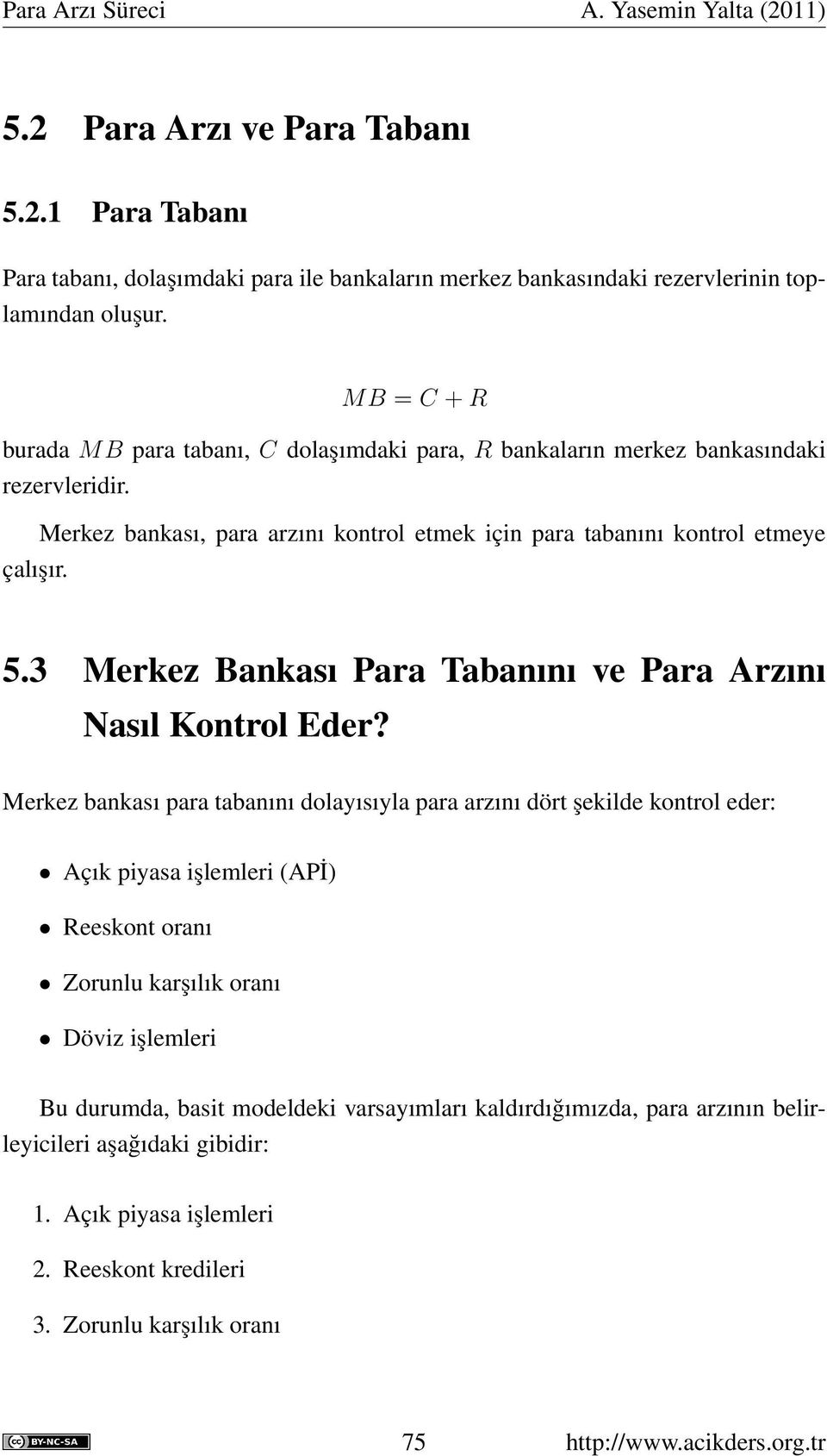 3 Merkez Bankası Para Tabanını ve Para Arzını Nasıl Kontrol Eder?