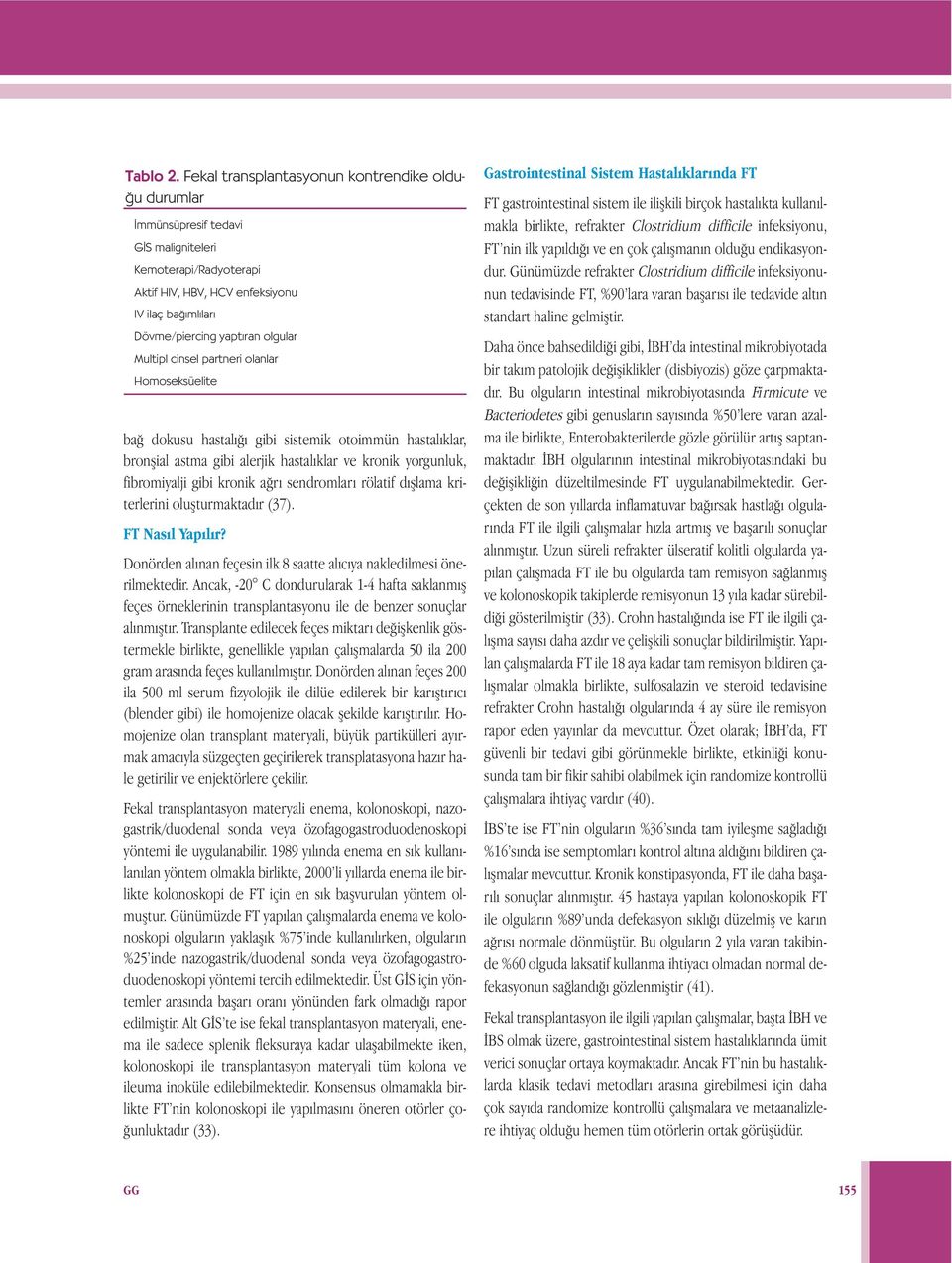 Multipl cinsel partneri olanlar Homoseksüelite bağ dokusu hastalığı gibi sistemik otoimmün hastalıklar, bronşial astma gibi alerjik hastalıklar ve kronik yorgunluk, fibromiyalji gibi kronik ağrı