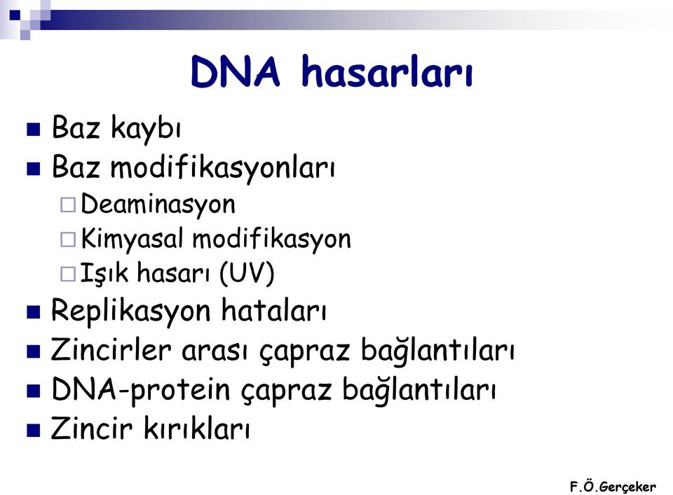 Replikasyon hataları Zincirler arası çapraz