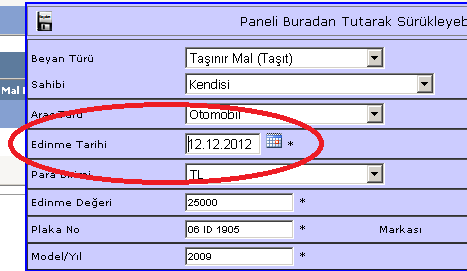 4) Girmiş olduğunuz mal bildirimleri onaylanmadığı sürece mal bildirim bilgilerinde değişiklik yapabilirsiniz.